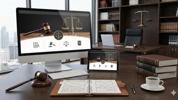 Avukatlar için web sitesi tasarımı, sıfırdan avukat sitesi kurulumu hizmeti