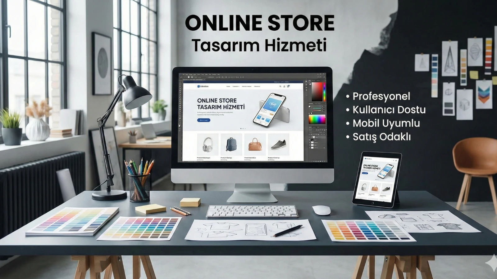E ticaret sitesi tasarımı, sıfırdan alışveriş sitesi yapımı