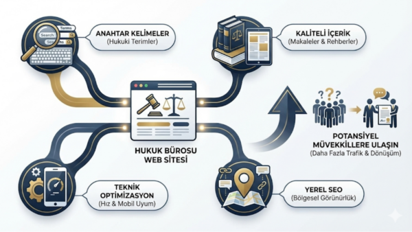 Hukuk Bürosu Web Sitesinde SEO: Potansiyel Müvekkillere Ulaşın